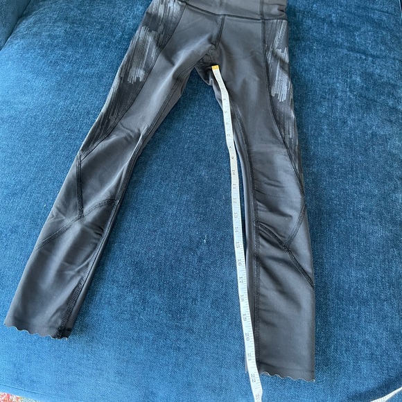 Lululemon Tight Stuff II Tight 25" Formation Alpine White Black - Picture 10 of 11